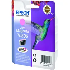 Epson T0806 - Hellmagentafarben - Original - Blister mit RF- / aktustischem Alarmsigna (M), Druckerpatrone