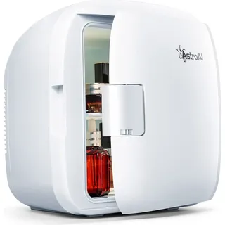 AstroAI 2in1 Mini-Kühlschrank 9 Liter (Kühl- und Heizfunktion, tragbar, für Autos & Büros, Weiß)