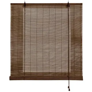 Estores Basic, Bambus-Jalousien, braun, 150 x 175 cm, für Fenster