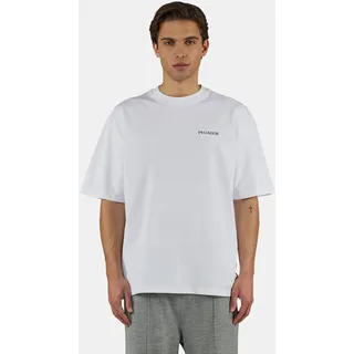 T-Shirt PEGADOR "Frombork Oversized Tee", Herren, Gr. M, weiß, Single Jersey, Obermaterial: 100% Baumwolle, unifarben, oversize normal, Rundhals, Shirts T-Shirt, Baumwolle, oversize