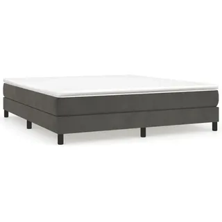 vidaXL Boxspringbettgestell 180 x 200 cm Dunkelgrau