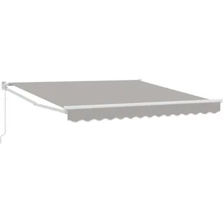 vidaXL Ausziehbare Markise Hellgrau 300 x 250 x 165 cm - Hellgrau
