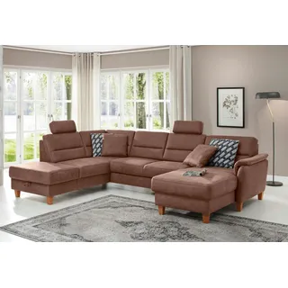 Home Affaire Wohnlandschaft Mikrofaser 3-Sitzer Braun