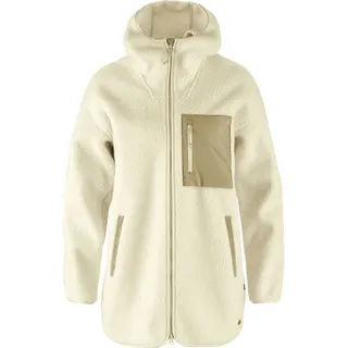 Fjällräven Damen Vardag Pile Fleece Long Jacke (Größe S, weiss)