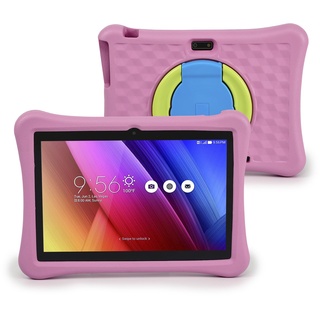 DAM Tablet für Kinder, WiFi, Betriebssystem Android 12 mit IWAWA, Display 25,4 cm (10 Zoll), 1280 x 800 Pixel, Allwinner A133, Arm CortexTM-A53 Quad-Core, 1,7 GHz, 4 GB RAM + 64 GB, Dual-Kamera,