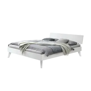 Hasena Bett Ancona 160 x 200 cm Holz Weiß