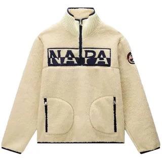 Napapijri T-archive Fleece Half Zip putty n5e (N5E) XL