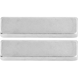 Connex Neodym-Quadermagnet – 2 Stück im praktischen Set | Extra starker Magnet – 18 kg Haftkraft – Für Haushalt, Werkstatt und Hobby – Powermagnet – Blockmagnet – 40 x 10 x 5 mm