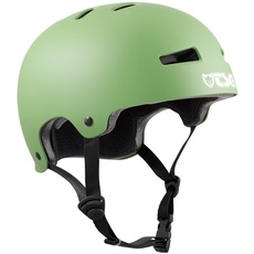 TSG Unisex – Erwachsene Evolution Helm solid Colors Satin Fatigue Green, S/M (54-56cm)