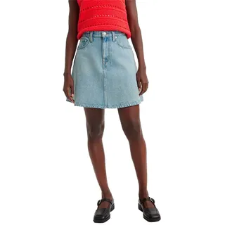 Levi ́s ® Mini Flounce Kurzer Rock - Med Indigo / Flat Finish - 25