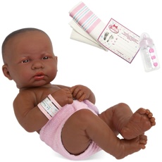 JC Toys 18507 La Neugeborene Baby Doll Babypuppe, Ersten Tag Aa Real Mädchen, 35,56 cm