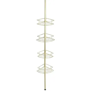 Wenko »Dolcedo« Eckregal mit 4 Ablagen, höhenverstellbar 65-275 cm,