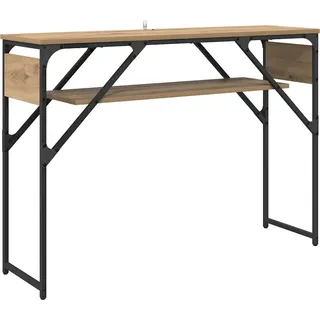 Konsolentisch Artisan-Eiche 105x30x75cm Holzwerkstoff - Braun