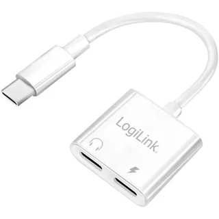Logilink UA0433 USB-C Audio Adapter Weiß