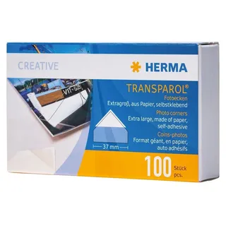 Herma Transparol Fotoecken extra-groß 2er-Streifen 100 St.