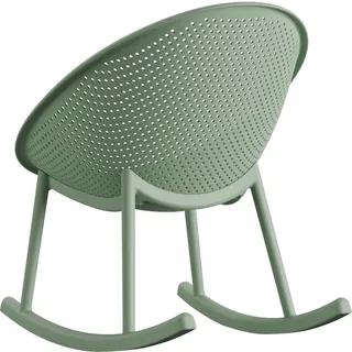 BEST Freizeitmöbel Best Gartenstuhl Qosy Schaukelstuhl 66 x 83 x 80 cm grün 2 St.