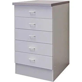 Flex-Well Unterschrank FLEX-WELL "Sellin" 50 x 85 x 50 cm Weiß