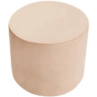 MISIOO Rund Pouf für Kinder - Sitzsack Kinder - Kinderzimmer Möbel – Samt Pouf aus Schaumstoff – Kindermöbel - Leicht zu Waschen – Licht und Elegant - 40 x 40 x 30 cm - Gold