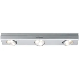 Paulmann 70635 LED Jiggle 3er-Spot incl. 3x0,18 Watt dimmbar Schrankleuchte Chrom matt Schranklicht Kunststoff Küchenlampe 3000 K