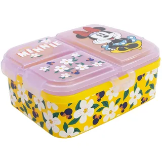 Stor Mehrfach-Lunchbox für Kinder mit 4 Fächern von Minnie