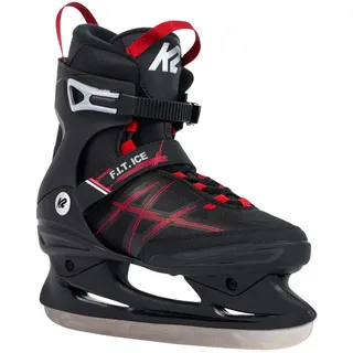 K2 Skates Herren Schlittschuhe F.I.T. ICE, Black/Red - Schwarz,Rot