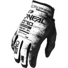 O'NEAL | Fahrrad- & Motocross-Handschuhe | MX MTB FR Downhill | Passform, Luftdurchlässiges Material | MAYHEM Glove SCARZ V.24 | Erwachsene | Schwarz Weiß | Größe S