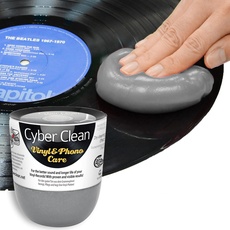 CYBER CLEAN Vinyl & PhonoCare Reinigungsmasse 160g, antistatik Reinigungsgel für Schallplattenrillen und Tonabnehmer, sanfte Tiefenreinigung und Pflege von LPs, Schallplattenreiniger, Reinigungsknete