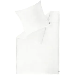 Schöner Wohnen Plain Unifarben Weiß 155 x 220 cm + 80 x 80 cm/40 x 80 cm