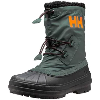 HELLY HANSEN JK VARANGER Insulated Snow Boot, 453 Dark Creek/NEON ORANGE, 31 EU