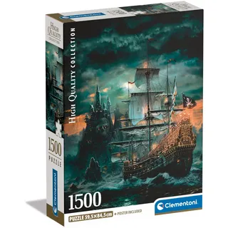 CLEMENTONI The Pirates Ship 1500 Teile