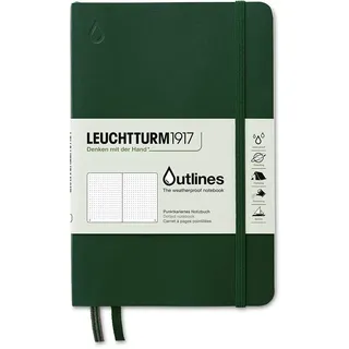 Leuchtturm1917 Notizbuch Outlines B6+ Dotted Walden Green
