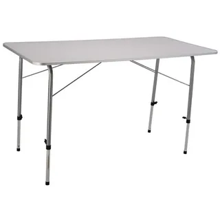 WEIßER KLAPPTISCH 120X60CM AUS METALL IN DER HÖHE VERSTELLBAR MOD.PROFESSIONAL