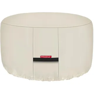 Porch Shield Feuerschalen-Abdeckung, wasserdicht, 600D, strapazierfähig, rund, für Terrasse, Feuerschale, Beige – 91,4 cm
