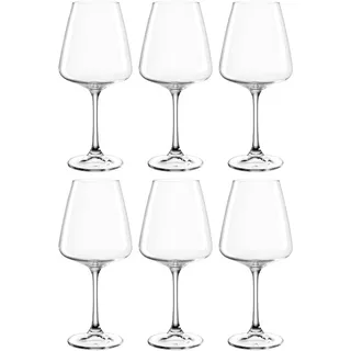 LEONARDO HOME Paladino Weißwein-Gläser • 6er Set • spülmaschinenfeste Wein-Gläser • Weisswein-Kelch mit gezogenem Stiel • Weingläser • 540 ml • 066310