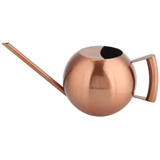 Edelstahl Gießkanne 1000ml/33oz Lange Ausguss Bewässerungstopf Haushalt Pflanzengießkanne Metall Long Spout Gießkanne für Außen und Innenbereich (Bronze)