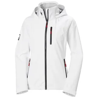 Helly Hansen Women's W Crew Hooded Jacket 2.0, White, 5XL