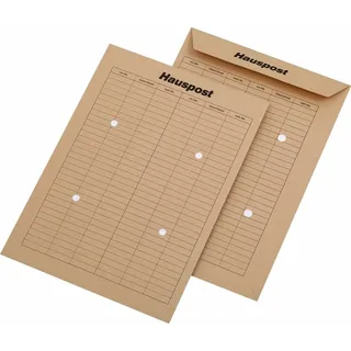 MAILmedia Hauspostversandtaschen DIN C4, ohne Fenster braun, 250 St.