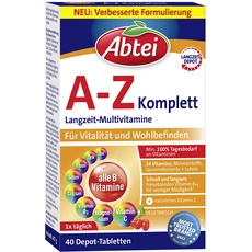 Bild A-Z Komplett Langzeit-Multivitamine Tabletten 40 St.