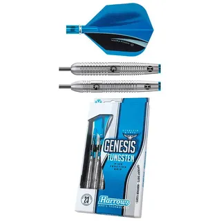 Harrows Genesis Darts - Silver / Blue - 26 g