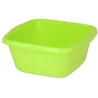 Curver Kunststoffschüssel 14L 39x37x17cm lime Schüssel Plastik Waschschüssel Schale quadratisch Behältnis