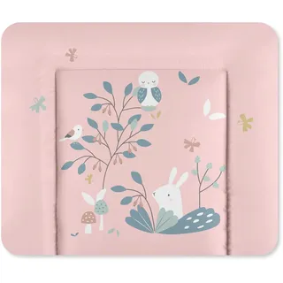 Julius Zöllner Wickelauflage Softy 85x75 cm - Wickelunterlage - wasserdicht und abwischbar - Made in Germany – Oeko-Tex Standard 100 – Rosalie