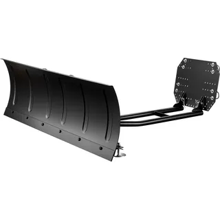 Wiltec Quad Schneeschild 150 x 40 cm, universal Schneepflug für ATV-Fahrzeuge, Traktor, Räumschild aus SPCC, Schneeschippe mit Richtungseinstellung