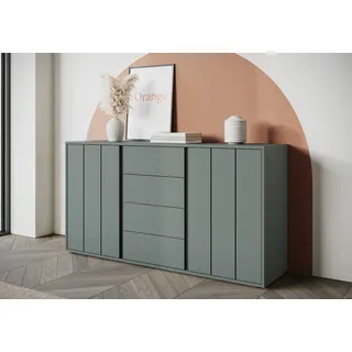 Home Affaire Sideboard 154,8 x 81,9 x 40 cm grün