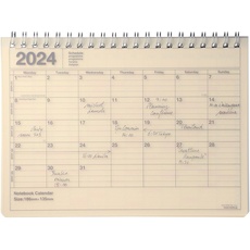 MARK'S 2024 Tischkalender M, Ivory