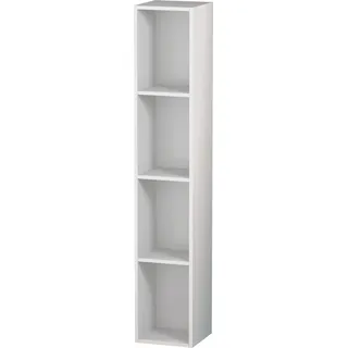 Duravit L-Cube Regalelement vertikal, 4 Fächer, 180x180x1000mm, LC120508585, Farbe: Weiß Hochglanz Lack