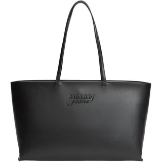 Tommy Jeans Damen Tjw Must Tote Aw0aw18455 Tragetasche, Black (Black)