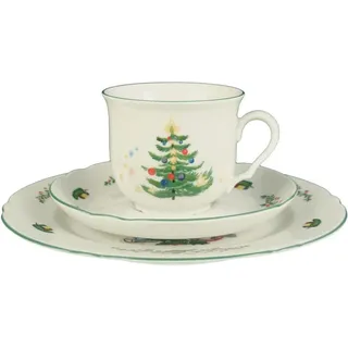SELTMANN WEIDEN Kaffeegedeck Marieluise Weihnachten 3-tlg. bunt