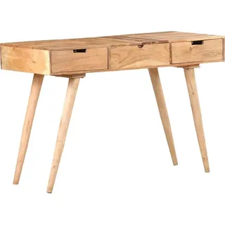 vidaXL Schminktisch mit Spiegel 112x45x76 cm Akazie Massivholz - Braun