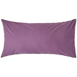 Homescapes Kissenbezug Perkal 50 x 90 cm Lila