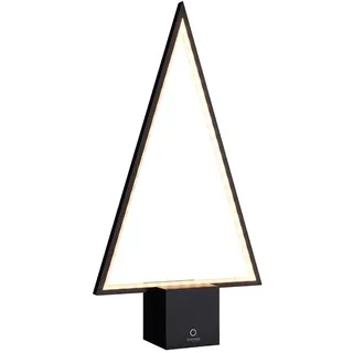 LED-Tischleuchte Pine 2.0 sompex schwarz, 47x25x8 cm